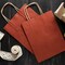 Kraft Paper Bags with Handles 16 x 6 x 12 Inch Pack of 25 Red Gift Bags with Handles Recyclable Sturdy 150 GSM Kraft Bags Stylish and Classy Red Paper Bags with Handles Bulk